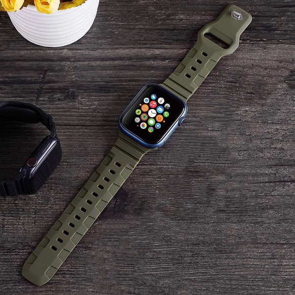 Unisex Soft Sport Bands Compatible Apple Watch Band 42mm 44mm 45mm 49mm - Picture 5 of 6